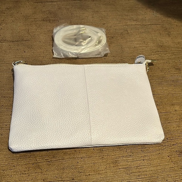 White Leather Bag. Unbranded. - Picture 1 of 9